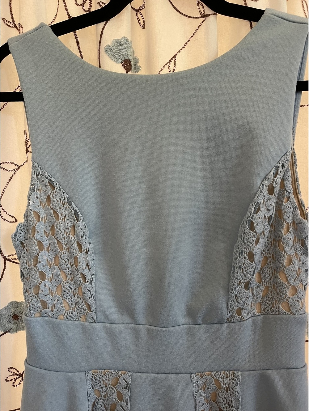 Altar'd State M Light Blue Lace Panel Dress - Picture 3 of 13